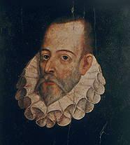  Сервантес. Портрет работы Х. де Хауреги. 1600.